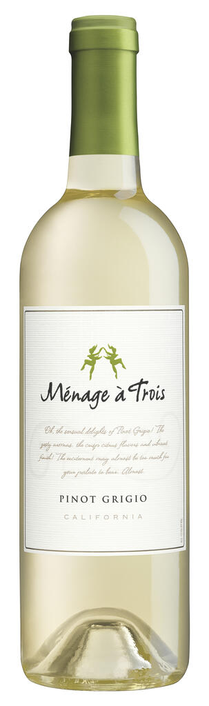 Ménage à Trois Wines Ménage à Trois Pinot Grigio Bottle Preview