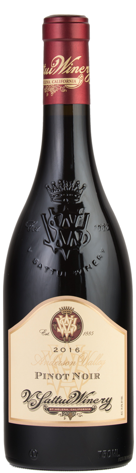 V. Sattui Winery Anderson Valley Pinot Noir Bottle Preview
