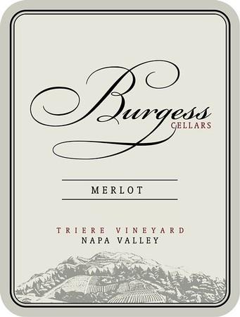 Burgess Cellars Merlot Bottle Preview