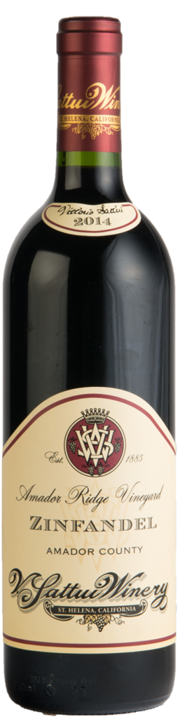V. Sattui Winery Amador Ridge Zinfandel Bottle Preview