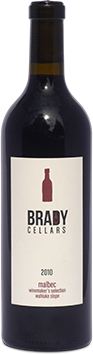 Brady Cellars Malbec - Winemaker's Selection Bottle Preview