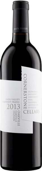Cornerstone Cellars Oakville Cabernet Franc, Oakville Station Vineyard White Label Bottle Preview