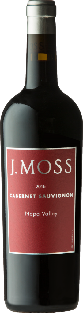 J. Moss 2016 Napa Valley Cabernet Sauvignon Bottle Preview