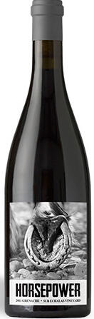 Horsepower Vineyards Syrah Sur Echalas Vineyard Bottle Preview