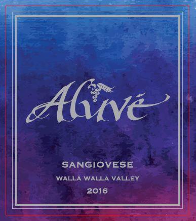 ALUVÉ Sangiovese Bottle Preview