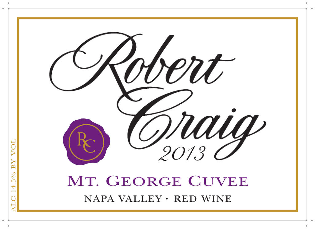 Robert Craig Winery Mt. George Cuvee Bottle Preview