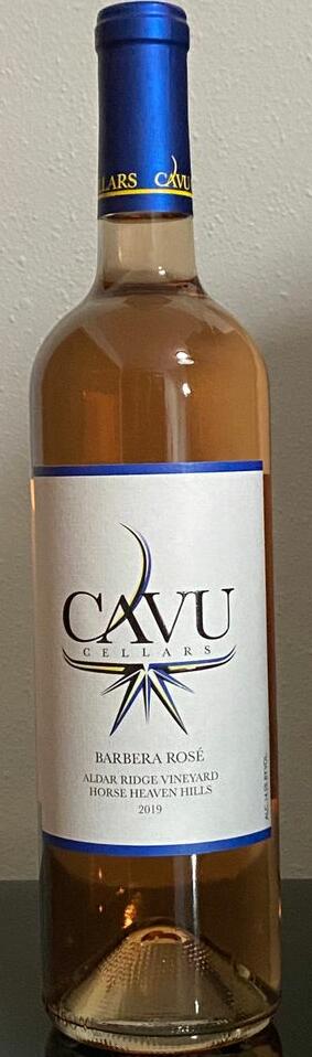 CAVU Cellars Barbera Rosé Bottle Preview